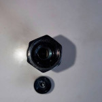 Dorman M12 x 1.50mm black acorn lugnuts racing style