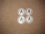 4 ACURA WHEEL CENTERS