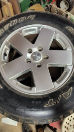 Deal of the day. Jeep wrangler wheels and tires