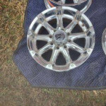 Set of 4 heavy duty Ram rims 20x9 D series