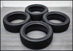 (4) 18" Michelin Primacy MXM4 All-Season tires - Tesla - 235/45R18
