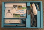 Nintendo White Wii in box with 9 classic Games