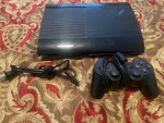 PS3 Super Slim 250GB Black Console - Tested Works!