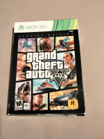GTA V 5 Special Edition Steelbook Microsoft Xbox 360 Original Box Map