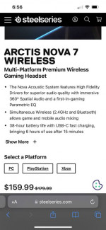 Steelseries wireless keyboard, headphones, & mouse - all brand new!!