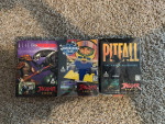 atari jaguar game boxes nintendo sega