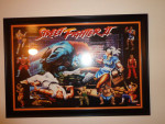 1990's Original Street Fighter II poster 24" x 36"