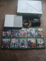 Xbox one with 30 games
