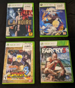 Four XBOX 360 Games