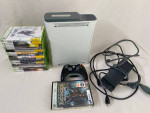 2011 original XBOX 360 console with cords and 17 games