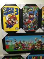 Super Mario Wall Picture Nintendo NES SNES N64 Gamecube Wii