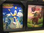 Zelda Mario Sonic 3D Picture Nintendo NES SNES N64 Gamecube Wii Sega