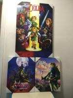 Nintendo Zelda Canvas Wall Picture NES SNES N64 Game