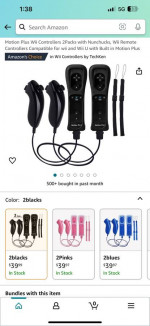 New!! Wii Controllers & Nunchucks