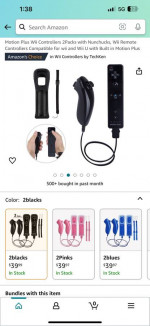 New!! Wii Controllers & Nunchucks
