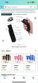 New!! Wii Controllers & Nunchucks