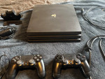 PS4 Pro - 2TB HDD - Two Controllers and Dual-charger