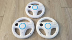 Lot of Three (3) Nintendo Wii Steering Wheels