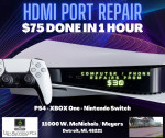 Xbox Playstation HDMI Port