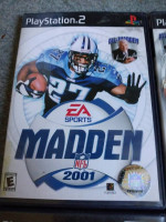 (7) PlayStation 2 Football Madden and NCAA