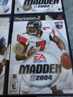 (7) PlayStation 2 Football Madden and NCAA