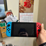 Nintendo switch console with accessories