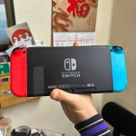 Nintendo switch console with accessories